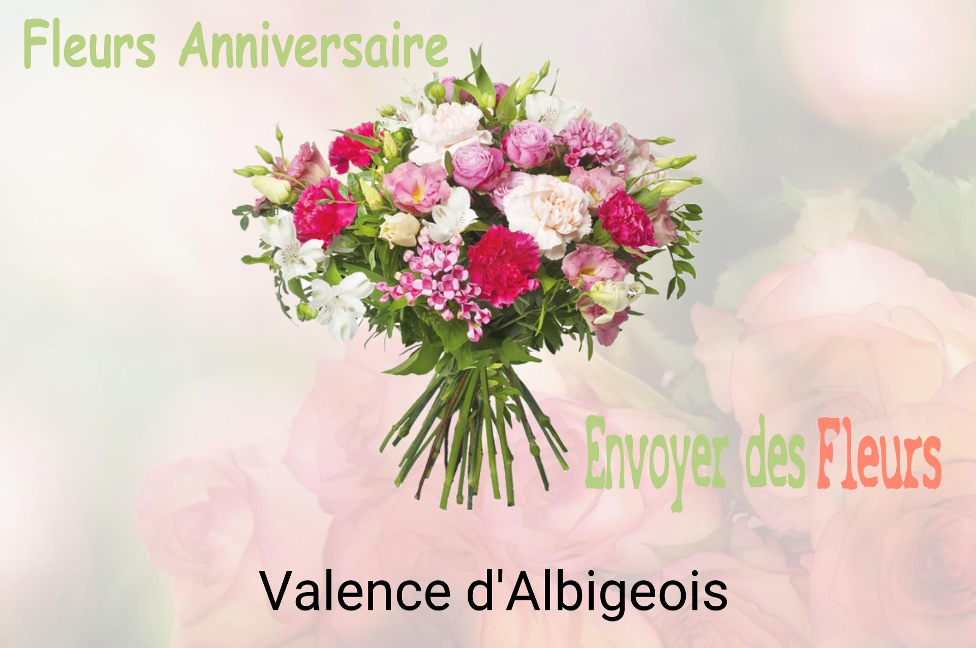 Bouquet de fleurs d’anniversaire livré à Valence-d'Albigeois
