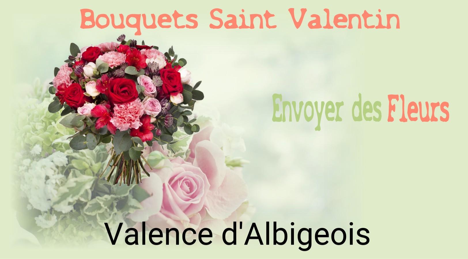 Roses de Saint-Valentin livrées à Valence-d'Albigeois